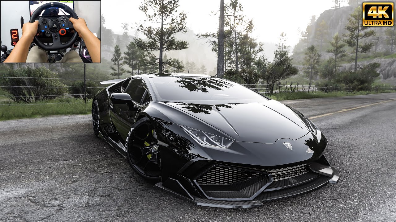 Lamborghini Huracan | Forza Horizon 5 | Logitech g29 gameplay