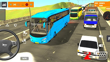 euro coach bus simulator 💥🤩|| new indonesia coach bus simulator - Android gameplay ‪# ll part 162