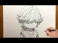 How to Draw Mystery Saja Step by Step | K Pop Demon Hunters Anime Sketch