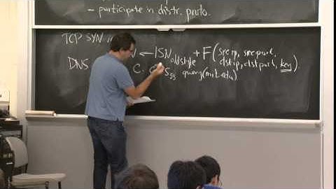6.858 Fall 2014 Lecture 12: Network security