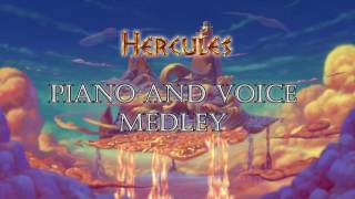 Miniatura de vídeo de "MEDLEY HERCULES (Disney) Piano and Voice Cover ITA"