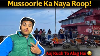 Aaj Mussoorie Ka Mood Badla Hua Tha 😳 | Live Weather   Crowd Update
