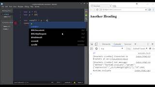 Arithmetic operators in JavaScript