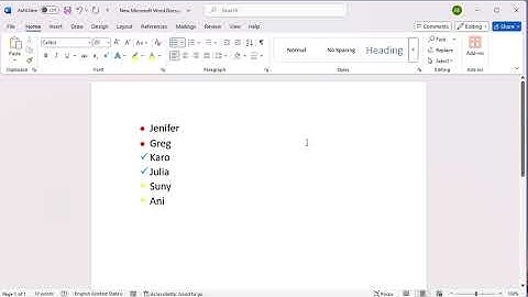 How to change bullet point color in word