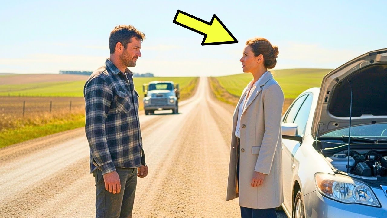 MOTORISTA HUMILDE PAROU PRA AJUDAR MULHER PERDIDA — SEM SABER QUE ERA A HERDEIRA MILIONARIA QUE...