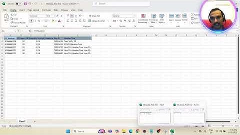 Part 1: Excel Upload Data in RAP