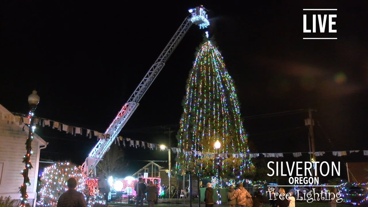 SILVERTON OR, 2020 Tree Lighting Program (LIVE, recorded DEC 4) YouTube