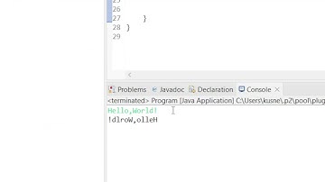 Как написать код на Java, чтобы введённый пользователем текст писался в консоли задом-наперёд