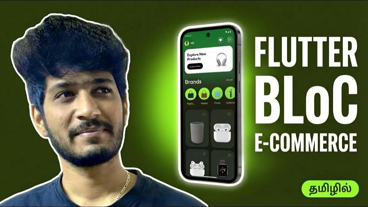 Flutter Bloc in Tamil 📱 Final App Preview – What You’ll Build