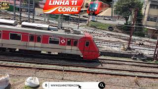 🚄TUE SÉRIE 8000 (S004) 8001-8004 DA CPTM PARTINDO DA ANTIGA REGIÃO DE MANOBRAS  - ESTAÇÃO LUZ🚃