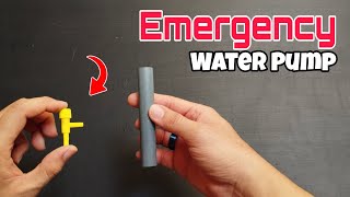 DIY emergency water pump for fish tank | DIY aquarium filter | DIY aquarium ventury