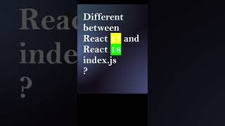 React 18 Interview questions