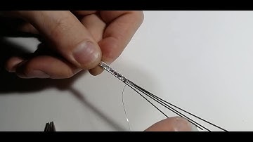 Wire Wrapping Tutorial: Bar Channel Final, Wire Weaving, Wire Wrapping tutorials