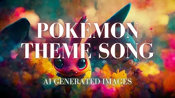 Original Pokémon OP, but every lyric is an AI image