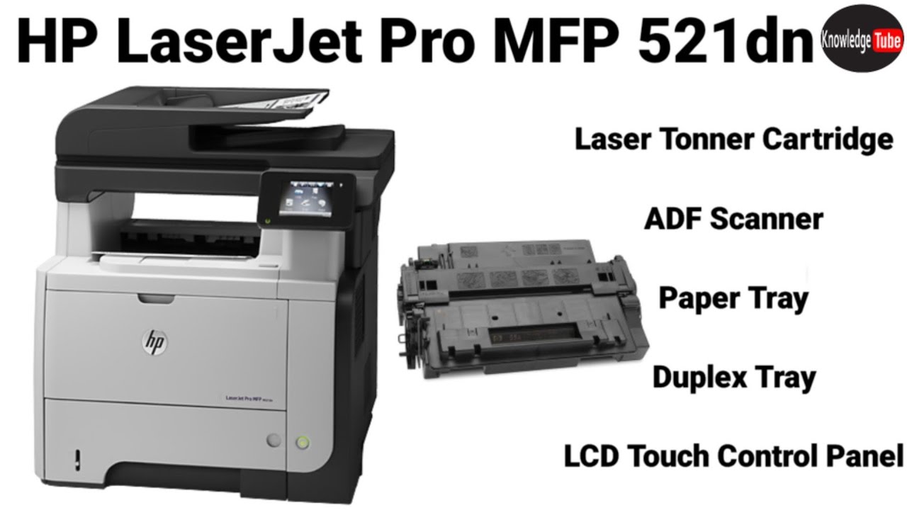 HP LaserJet Pro MFP 521dn Printer Review In Hindi (easy way) Hp 521dn