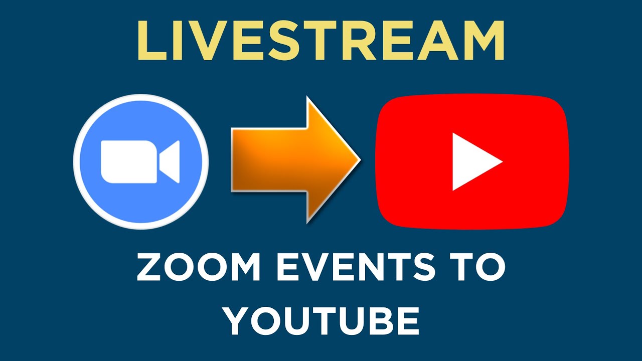 How to Live Stream you ZOOM events on YouTube