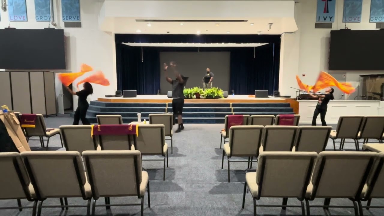 We Want Revival by Red Worship praise dance/mime practice 