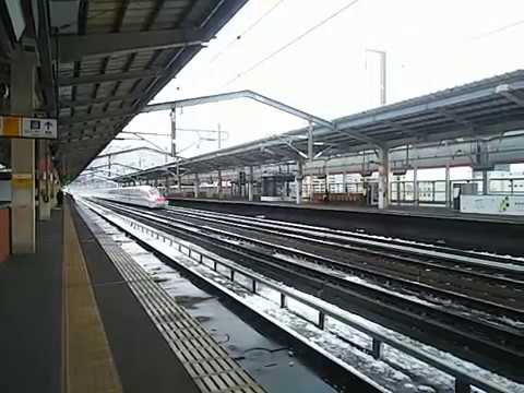 福島駅 E6系こまちの単体での通過