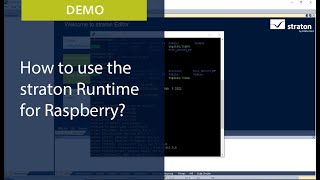 Demo – How to use the straton Runtime for Raspberry ? screenshot 1