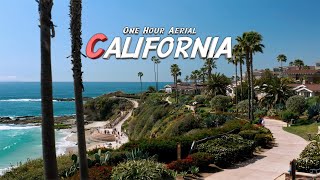California Aerial, One Hour Relaxation - 4K Drone Footage - Relaxation Music