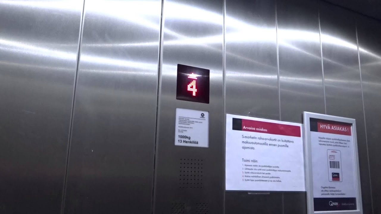 Brand-new 2014 Schindler Fast MRL Tr Elevator/Lift@Dixi SC/Tikkurila RS, Vantaa, Finland