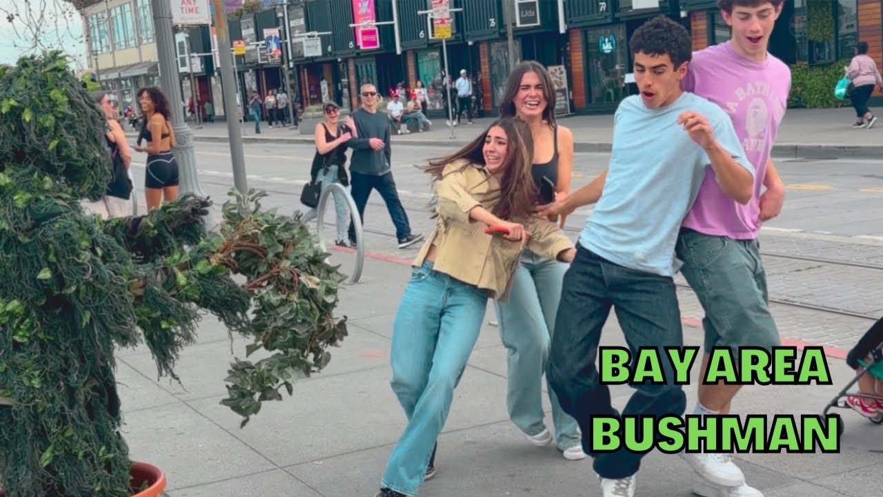 Bushman Prank 2026 San Francisco California @ Fisherman’s Wharf