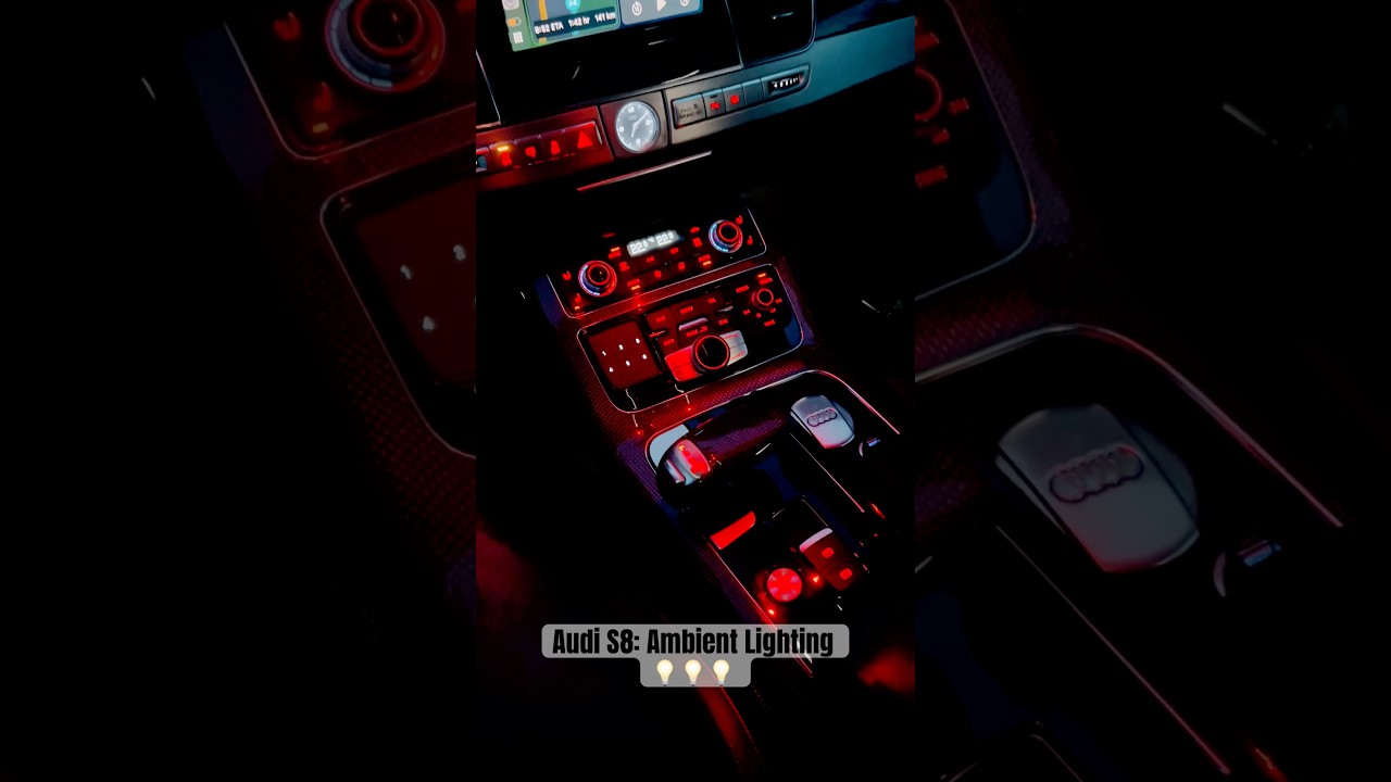 AMBIENT LIGHTING from 13 Years AGO! Audi A8/S8 D4  