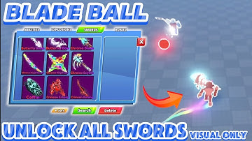 Blade Ball Script | UNLOCK ALL SWORDS | NO BAN & DETECTION | VISUAL ONLY (WORKING!) 🔥