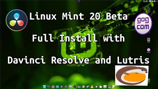 Linux Mint 20 Beta full install guide