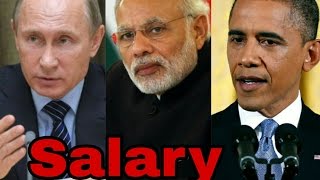 Official Salary Of World Leaders