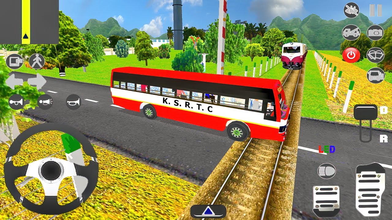Indian Coach Bus Simulator 3D: City Bus Driving Games - Android Gameplay