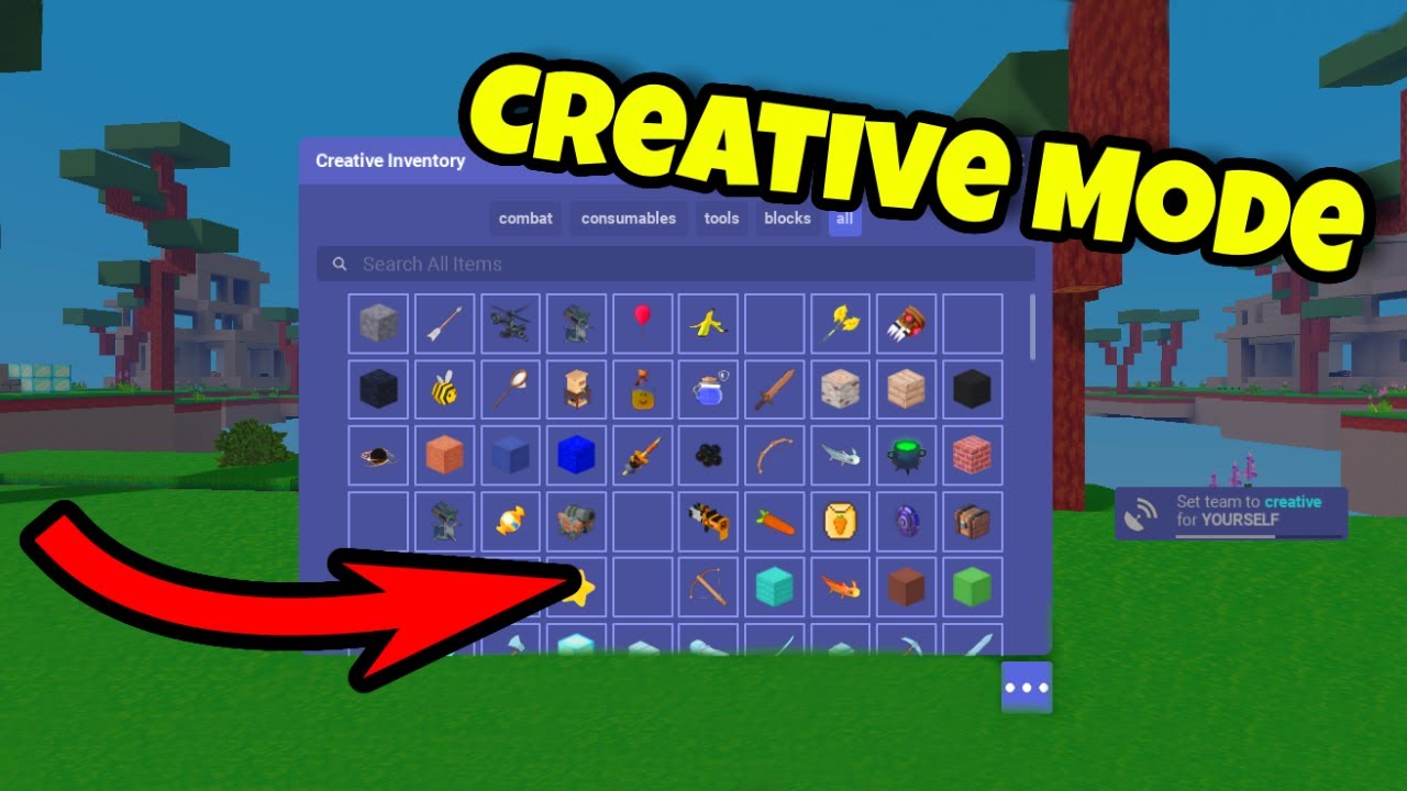 How To Use Creative More In BedWars Commands Tips And Tricks 