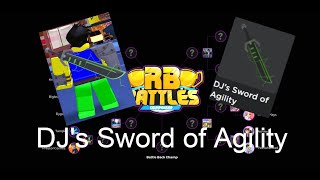 How to get DJ's Sword of Agility! (Roblox RoBeats)