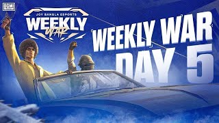 [DAY 5] WEEKLY WAR SEASON 32 | JOY BANGLA ESPORTS | FIX 20 TEAMS | 7-9 &amp; 9-11 PM