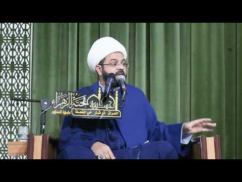 الإمام القائم المهدي يمنع جعفر الكذاب من الصلاة على أبيه العسكري سماحة الشيخ مهدي الطرفي