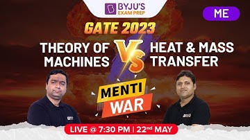 Theory of Machines (TOM) Vs Heat & Mass Transfer (HMT) | GATE Civil (CE) & Mechanical (ME) 2023 Exam