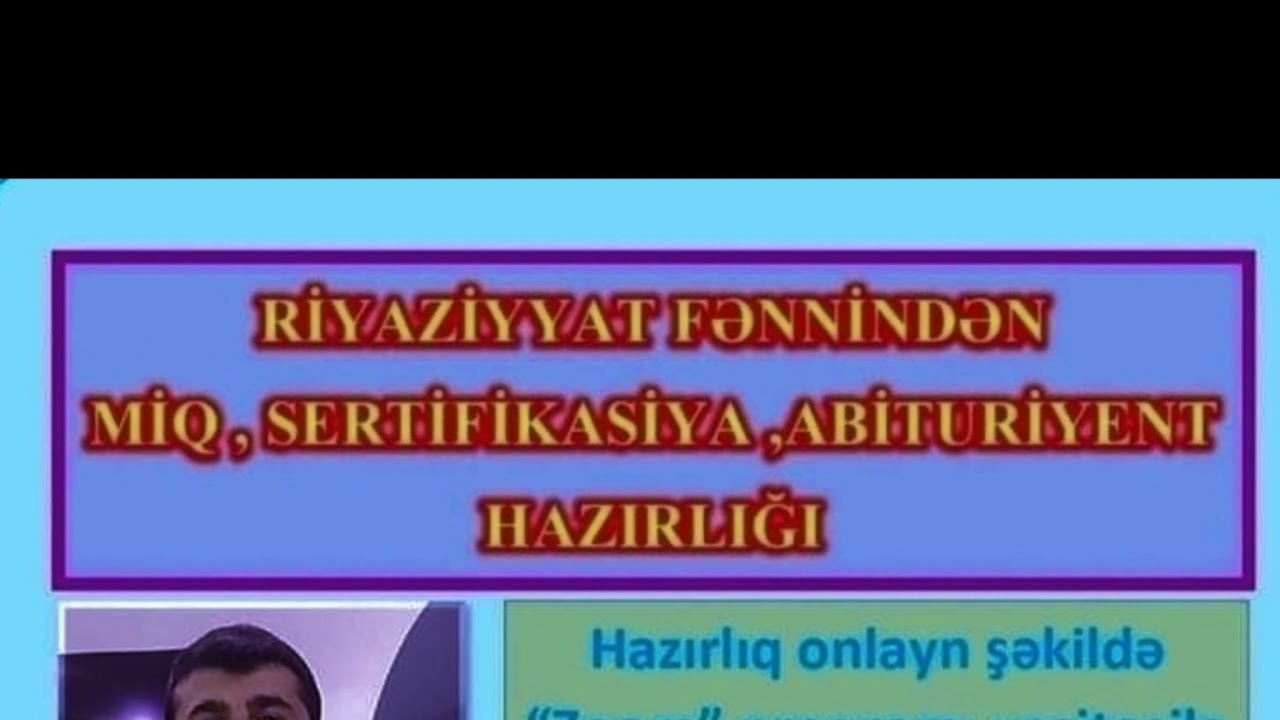 sertifikasiya imtahanı ilə bağlı bütün suallarınızı verə bilərsiz