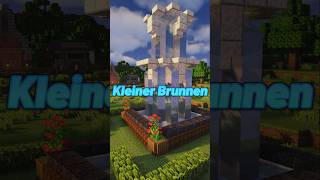 Minecraft Kleiner Springbrunnen  Dekorative Bauidee  #minecraft #minecraftbuilding #minecraftshorts