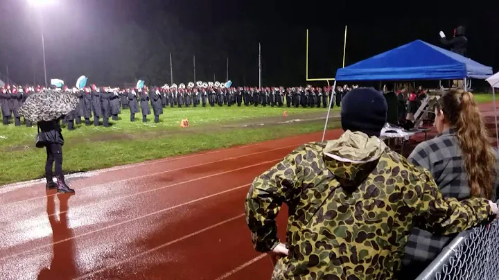 Jackson Memorial Marching Band home Comp 10-8-16