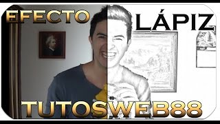 Efecto convertir foto a dibujo a Lápiz photoshop screenshot 3