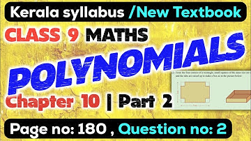 class 9 maths chapter 10 polynomials page 180 question 2 kerala syllabus scert part 2