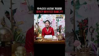 무속인이 바라본 계엄령! 계엄령 후 휘청이는 경제는 언제쯤 좋아질까? [월아신당] #shorts