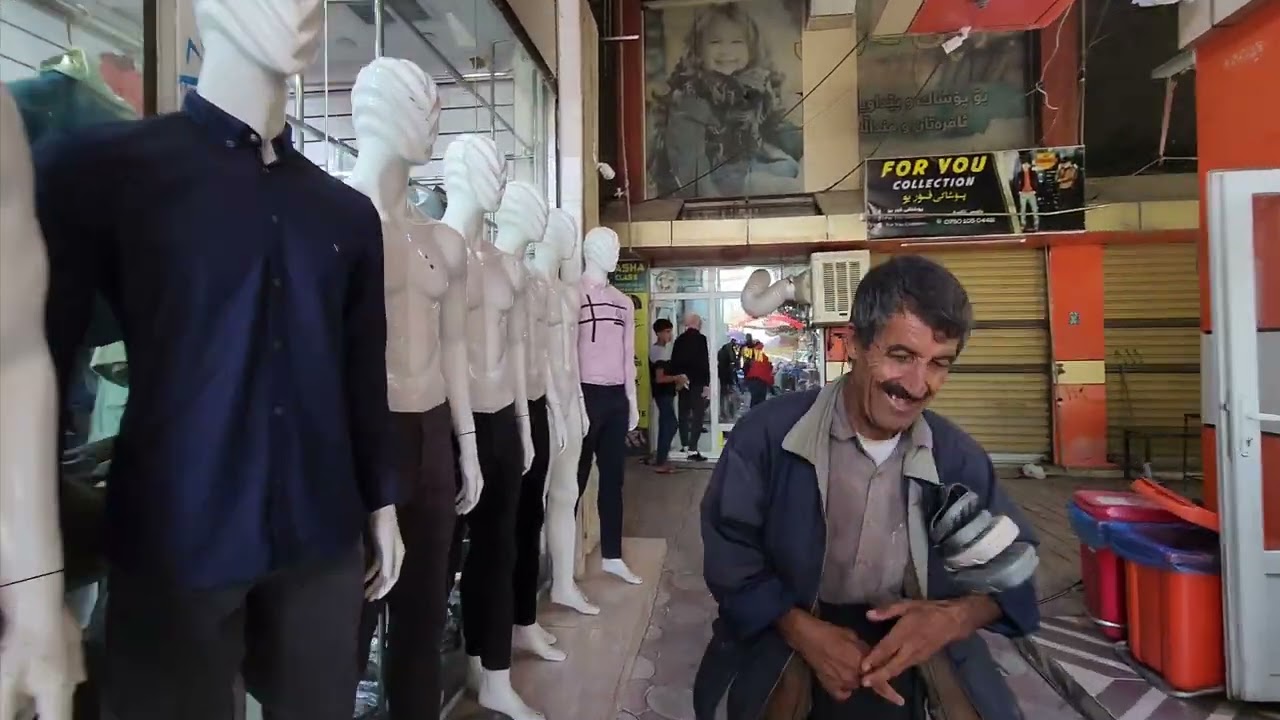 Kurdistan Qaladiza walking tour 4k