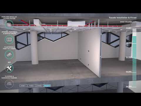 V5D construction sequence , facade