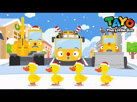 Lima Bebek Kecil | Lagu Anak Natal | Lagu Warna | Tayo Bus Kecil | Tayo Bahasa Indonesia