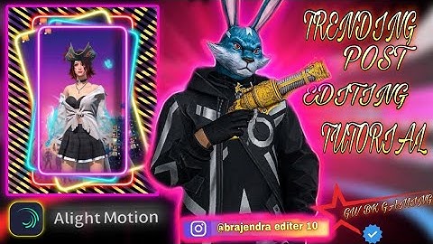 Post edit Alight Motion Free Fire Editing Tutorial || Free Fire Alight Motion Post Editing Tutorial💥