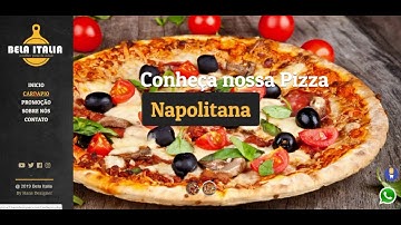 Site Para Pizzaria Integrado Com Whatsapp,  Controle De Pedido e Painel Administrativo Completo