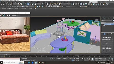 3DsMax Tutorials, Learn 3D Modeling Furniture Props from Scratch in 3dsmax ( Part 5)