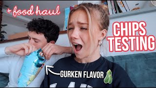 CRAZY CHIPS TESTEN (uiuiui) + XXL FOOD HAUL 🍣