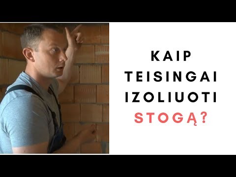 Video: Lubų Izoliacija Namuose Su šaltu Stogu, Kaip Tai Padaryti Teisingai